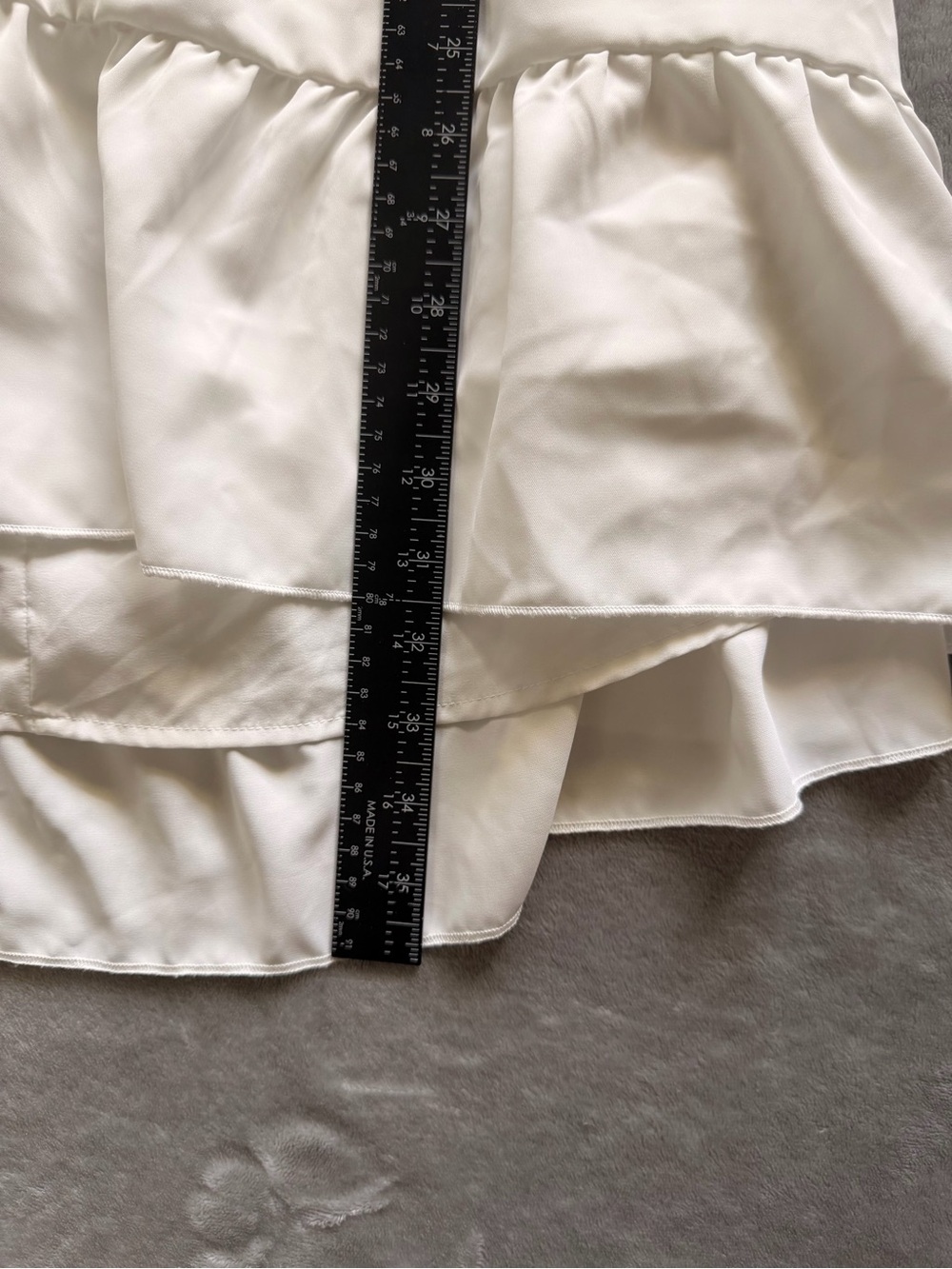 White High-Low Halter Sundress - XL - Picture 6 of 8